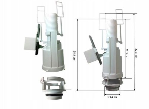 ZAWÓR SPUSTOWY PODTYNKOWY DO WC CERSANIT AQUA na Arena.pl