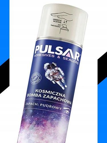 ODŚWIEŻACZ POWIETRZA SPRAY KOSMICZNA BOMBA ZAPACHOWA PULSAR PUDROWA 750 ml na Arena.pl