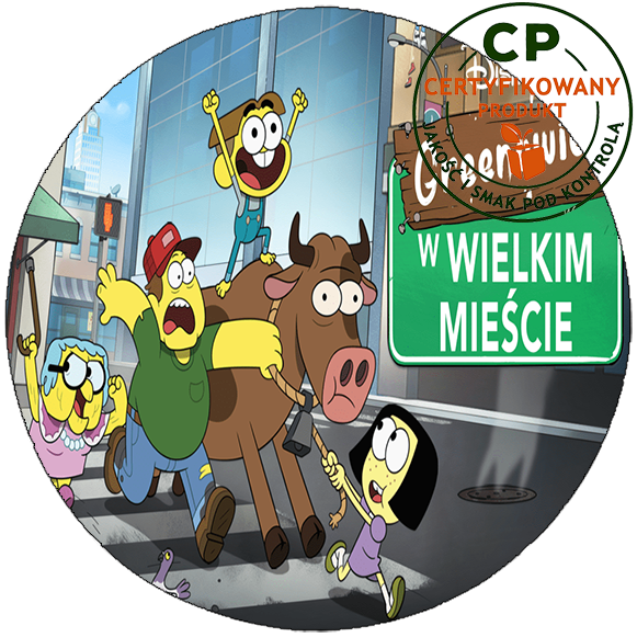 Opłatek na tort Greenowie zdjęcie 1