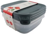 ZESTAW KOMPLET 3 POJEMNIKÓW ŻYWNOŚCI 700 ML