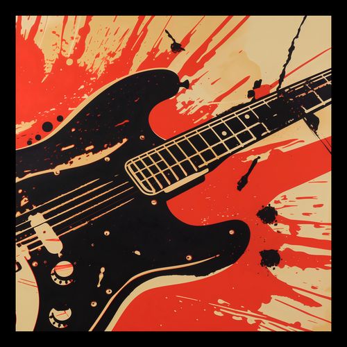 Plakat 30x30cm Gitara Elektryczna na Arena.pl