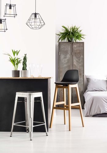 Hoker Paris 75cm. żółty insp. Tolix na Arena.pl