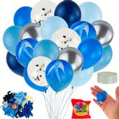Girlanda Balonowa Duża Zestaw Balonów Niebieski Urodziny Baby Shower Boy