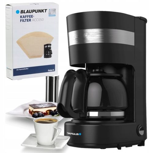 Ekspres do kawy przelewowy BLAUPUNKT CMD 201 0,65L CMD201 +FILTRY NR2 80szt na Arena.pl