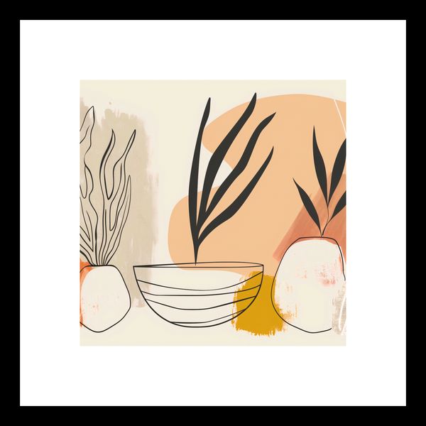 Plakat 20x20cm Szkice Botaniczne zdjęcie 3