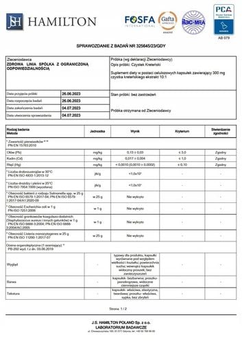 Czystek 300 Mg Kreteński Vegan 100 Szt na Arena.pl