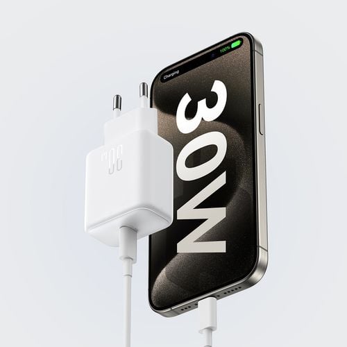 ładowarka sieciowa usb-c pd 30w qc sfc - biała na Arena.pl