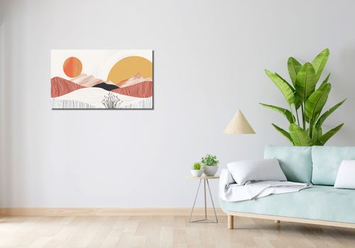 Obraz 90x50cm Roztańczone Słońce na Arena.pl