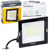 2 x Reflektor naświetlacz LED halogen lampa slim 50W Rebel 6500K 230V IP65