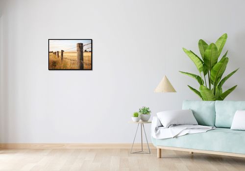 Plakat 59,4x42cm Płot na Polu na Arena.pl