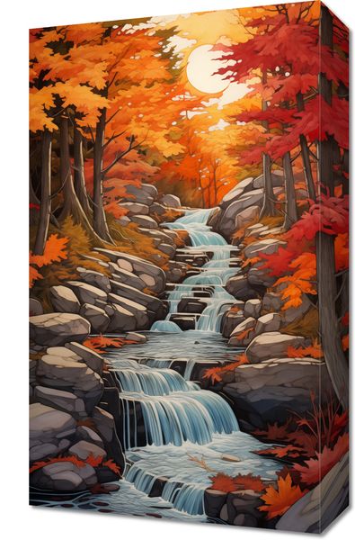 Obraz 30x50cm Jesienne Wodospady zdjęcie 1