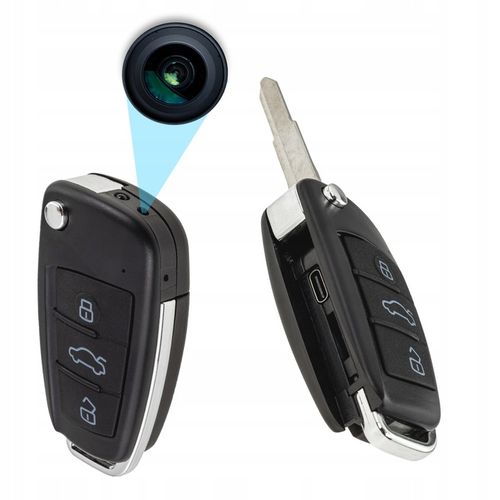 Mini Kamera ukryta Kluczyk Samochodowy KAMERA SZPIEGOWSKA FULLHD Tryb nocny na Arena.pl