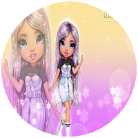 Opłatek na tort Rainbow High