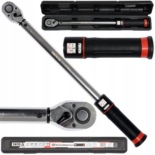 KLUCZ DYNAMOMETRYCZNY YATO 1/2'' 20-220Nm 481mm + WALIZKA na Arena.pl