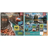 KALENDARZ CLASSIC Q KRAJOBRAZY ŚWIATA 2026 KUKARTKA
