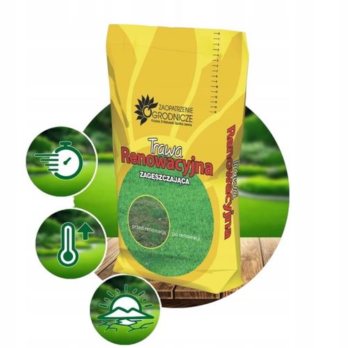 TRAWA K&M RENOWACYJNA 5kg CAŁOROCZNA SAMOZAGĘSZCZAJĄCA ważna 2027 rok na Arena.pl