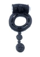 Pierścień-Vibrating CockRing Black