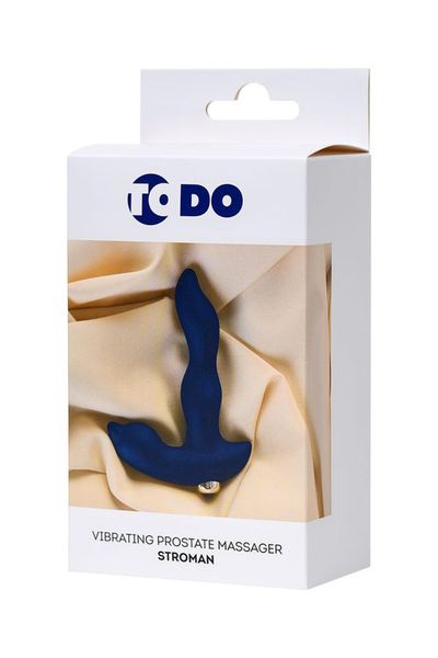 Todo Stroman Blue Vibrating Prostate Massager zdjęcie 5