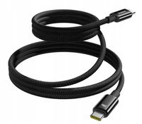 Kabel USB Baseus Tungsten Gold USB-C do USB-C 100W 1m (czarny)