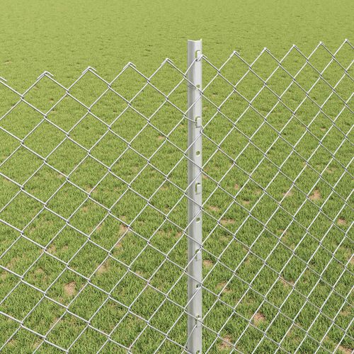 Ogrodzenie z słupkami Srebrny 1.6 x 10 m Stal na Arena.pl