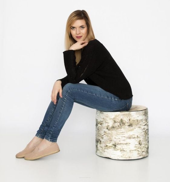 Pufa dekoracyjna Birch zdjęcie 5