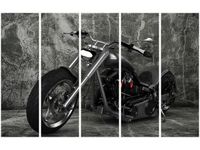 70CM 150CM OBRAZ 5 ELEM MOTOCYKL ŚCIENNY