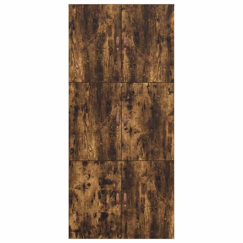 Ramka łóżka z przechowywaniem Wędzony dąb 200 x 90 x 31.5 cm na Arena.pl