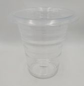wazon tulipan 1 bezbarwny  h - 18 cm z kratką