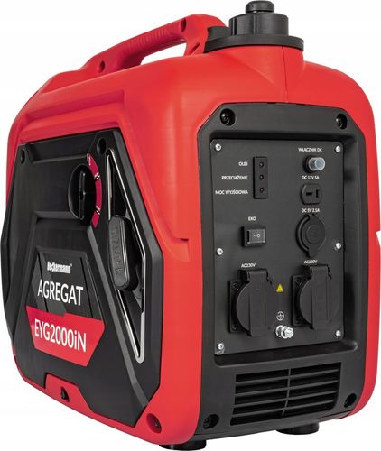 AGREGAT PRĄDOTWÓRCZY GENERATOR PRĄDU INWERTOROWY NA BENZYNĘ CICHY 2KW na Arena.pl