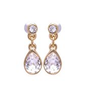 kolczyki kryształ zaczepiony kółkami (p15/sm/19au)