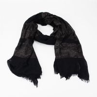 Szal PIERRE CARDIN S194 Czarny