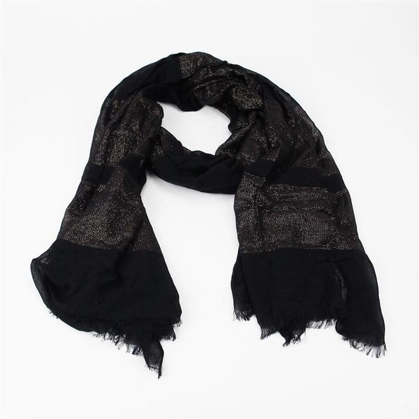 Szal PIERRE CARDIN S194 Czarny zdjęcie 1