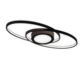Plafoniera Galaxy R62991142 pierścienie LED 27W 3000K antracyt