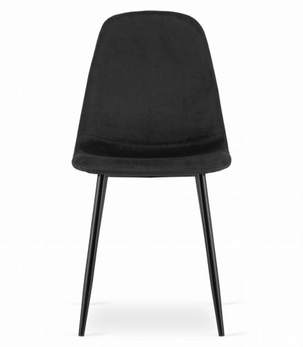 Krzesło COMO - czarny aksamit x 1 na Arena.pl