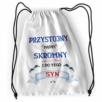 Plecak Dla Syna Sportowy Szkolny Worek Torba Z Nadrukiem Ze Zdjęciem