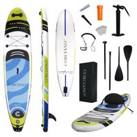 Deska SUP Corciano 350 cm 11,6" Bezpieczna do pływania plus Wiosło akcesoria Pompowana Kajak