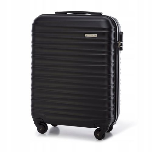 WITTCHEN mała walizka z ABS-u z żebrowaniem czarna na Arena.pl