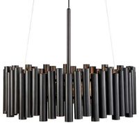 LAMPA wisząca LEVEL 107925 Markslojd metalowa OPRAWA modernistyczny ZWIS rurki czarne