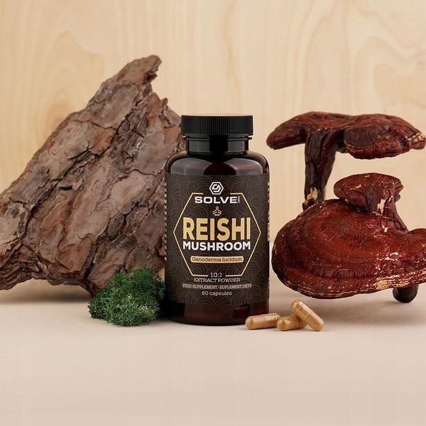 Reishi (Ganoderma lucidum) 10:1 60x500mg zdjęcie 2