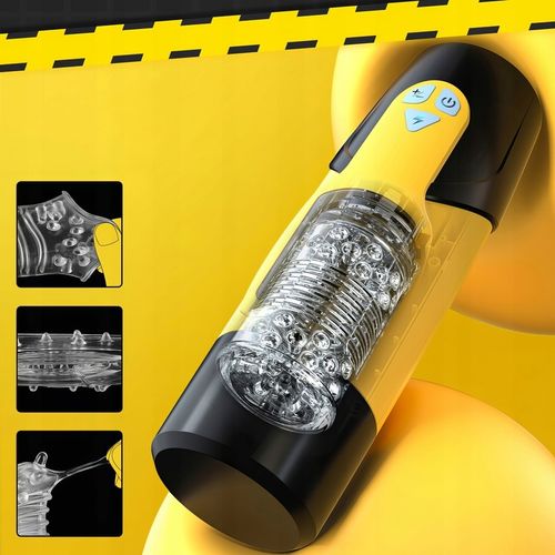 AUTOMATYCZNY MASTURBATOR MĘSKI RUCH POSUWISTY I OBROTOWY INTYMNE SPEŁNIENIE na Arena.pl