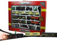 LEAN 1011 Kolejka FENFA gigant 7 wagonow swiatlo