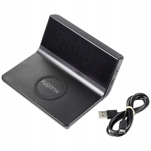 Budzik zegar temperatura ŁADOWARKA bezprzewodowa na Arena.pl