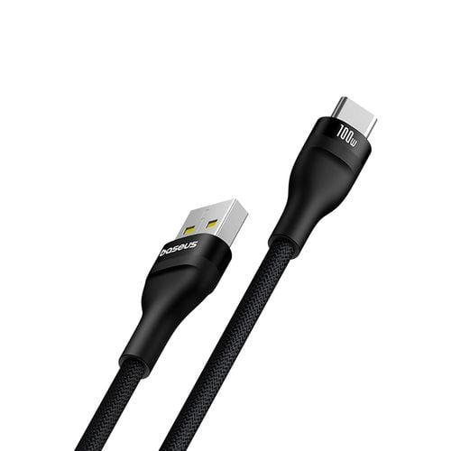 kabel przewód flash 2 usb-a - usb-c 100w 2m - czarny na Arena.pl