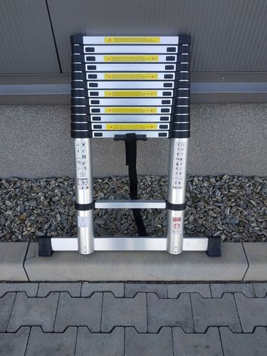 DRABINA TELESKOPOWA 3,8 M STABILIZATOR POKROWIEC na Arena.pl