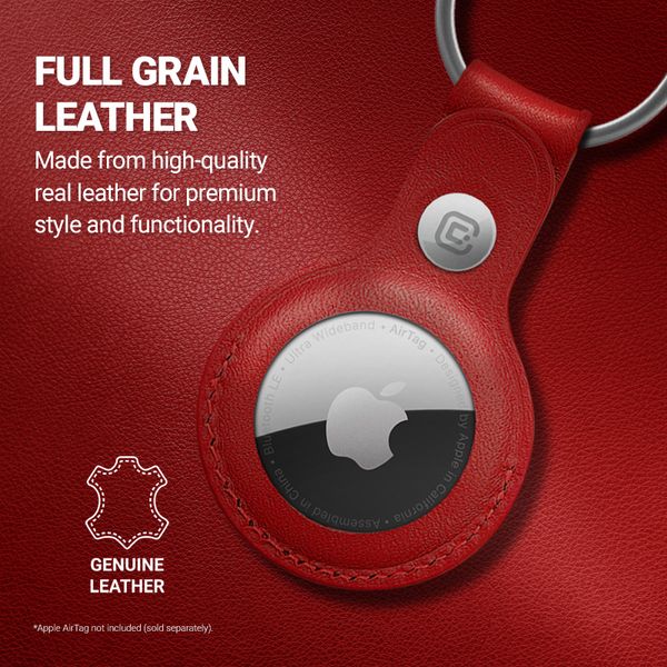 ND38_CRG-ATL-RED Crong Leather Case with Key Ring zdjęcie 13