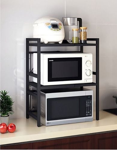 PÓŁKA REGULOWANA PODWÓJNA STOJAK DO KUCHNI NA MIKROFALÓWKĘ + 6 na Arena.pl