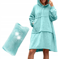Bluzair Bluza Koc Hoodie Oversize Polska Miętowy