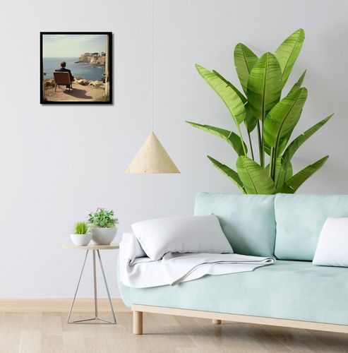 Plakat 40x40cm Samotna Nadmorska Konfrontacja na Arena.pl