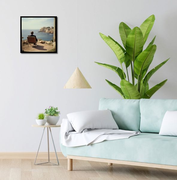 Plakat 40x40cm Samotna Nadmorska Konfrontacja zdjęcie 4