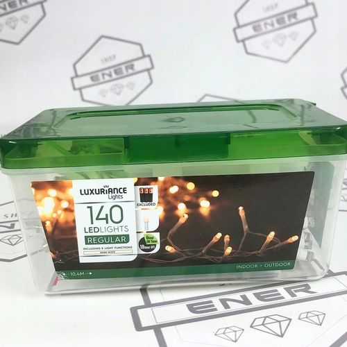 Lampki choinkowe NA BATERIE 140 LED 11m CIEPŁE oświetlenie świąteczne PRO na Arena.pl